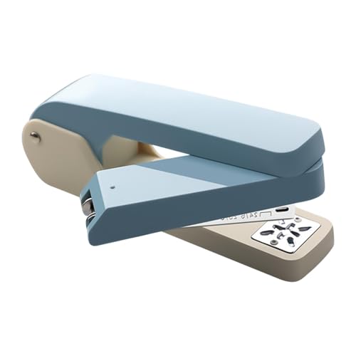 Grapadora de brazo largo - Rotación de 360 grados 50 páginas grapadora para estudiantes | Desk Stadler | Grapadora de escritorio de 360 grados para folletos o encuadernación para encuadernación de 50