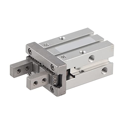 Pince Pneumatique Parallèle en acier Mhz2 Cylindre à Doigt Pneumatique Pince à air à Double Effet Haute Précision Bonne Étanchéité(Mhz2-16D)