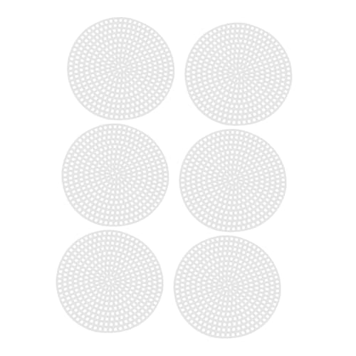 CIMAXIC Portable 6-Pack Circular Cross Stitch Grid Sheets Mesh Sheets for DIY Quilting