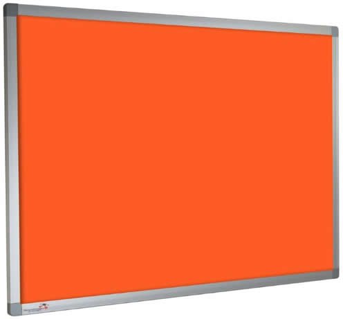 Charles Twite Noticeboard Class 1 Aluminium Framed 900mm x 600mm, Hot Sahara