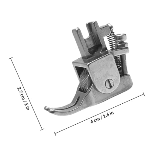 Pie prensatela rodillo ajustable para máquinas planas miniatura 2