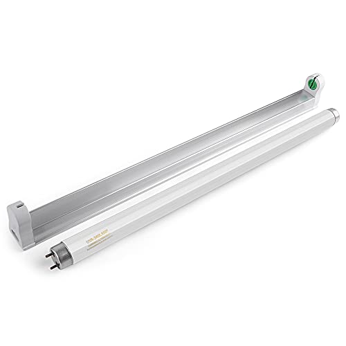 Fluorescent Tube Fluorescent Tube Simulating Noon Sunlight Aging Tube, Suitable for Hospital School Factory Laboratory Test Uva 340 Tube with Base (UVA 340-15W-T8-450)
