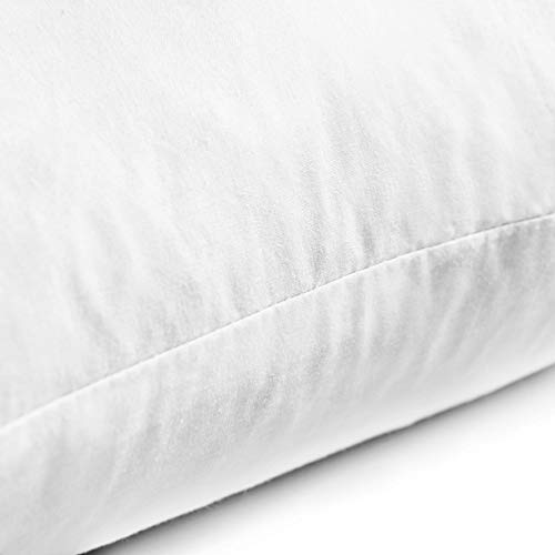 Set-of-2-18×18-Throw-Pillow-Inserts-Down-Feather-Pillow-Inserts-White Set of 2 18×18 Throw Pillow Inserts Down Feather Pillow Inserts White