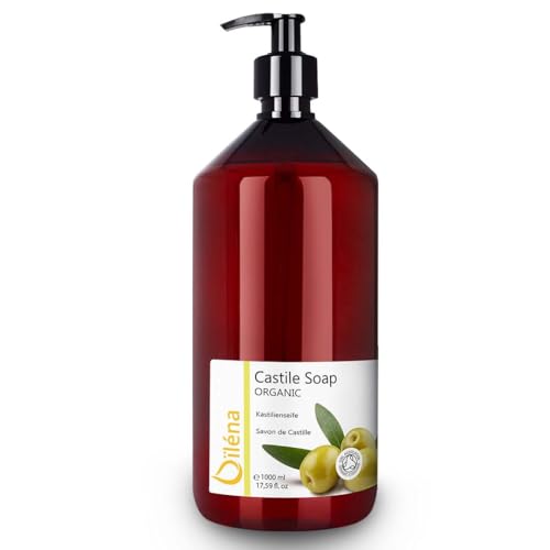 Oïléna AUTÉNTICO JABÓN DE CASTILLA ECOLÓGICO Aceite de Oliva Limpiador Manos Corporal Pelo Gel...