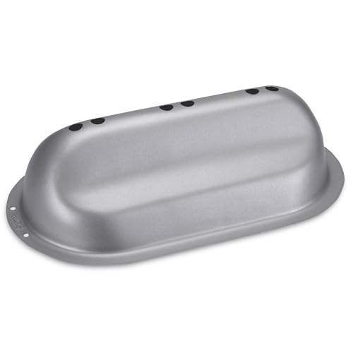 Städter we love baking Stollenbackhaube, Antihaftbeschichtung, 23x12 cm, Hochwertige Backform für perfekte Stollen, PFAS-frei, Silber