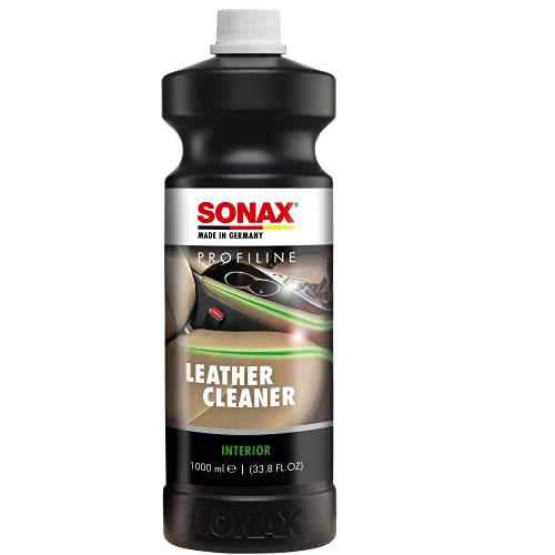 Sonax Profiline LeatherCleaner (1 litr) Extra silna pianka do czyszczenia wysokiej jakości strojów skórzanych wykonanych z pigmentowanej płynnej skóry |