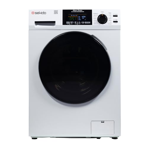 Sekido All-in-One Washer Dryer VENTLESS/VENTED PET cycle 1.62cf/15lbs 110V (White)