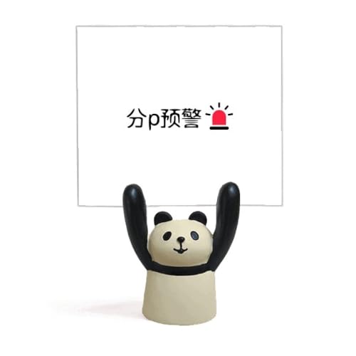 Porte-photo panda et décoration de table avec idéogrammes chinois