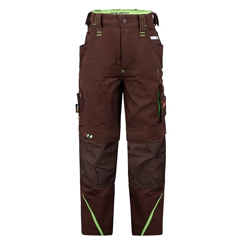 Engelbert Strauss Unisex - Kinder Bundhose e.s.Motion 2020 (DE/NL/SE/PL Numerisch 146 152 Regular Kastanie/Seegrün)