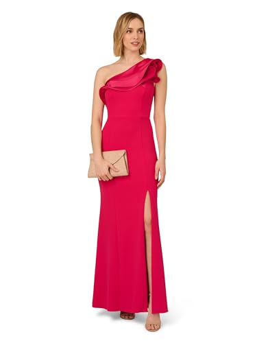 Image of Adrianna Papell Women's One Shoulder Mermaid Gown