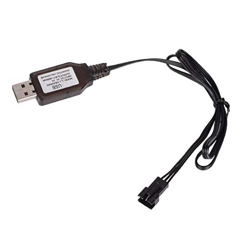 jiheousty 6.4v / 7.4V 500mA Chargeur Li-i SM-3P RC Jouets télécommande Positive Portable USB