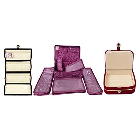 atorakushon Combo Satin Purple Makeup Pouch Cover