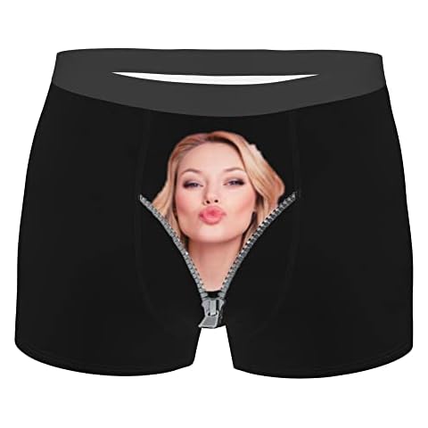 jvafk Custom Boxers Custom Boxers with Face Custom Boxer Briefs Birthday, Valentine's Day Gifts for Husband, Boyfriend Cover