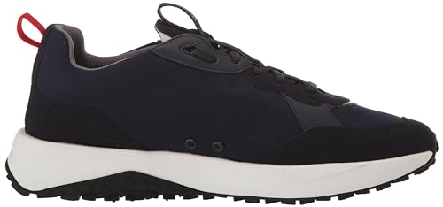 Image of HUGO Mens Running Style Mix Material Sneakers