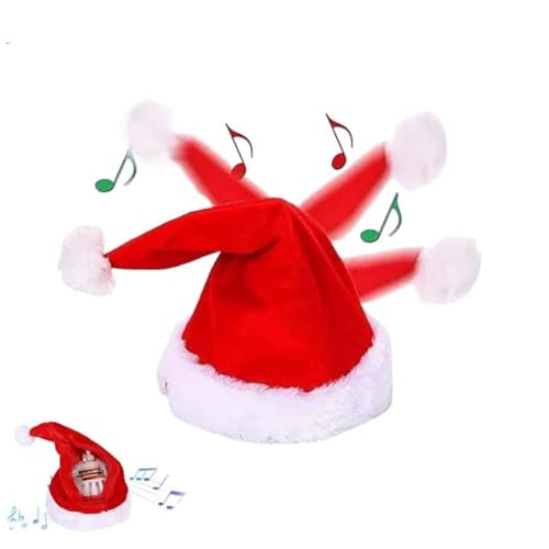 Similarlyl Electric Christmas Hat, Elektrische Weihnachtsmütze mit...