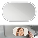 Car Sun Visor Vanity Mirror Cover for Vehicle Seats - HD Automotive Accessory