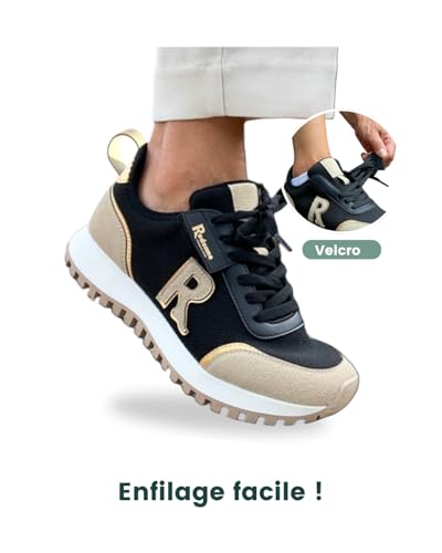 Chaussures hallux valgus Sépia légères avec avant déformable et scratch invisible