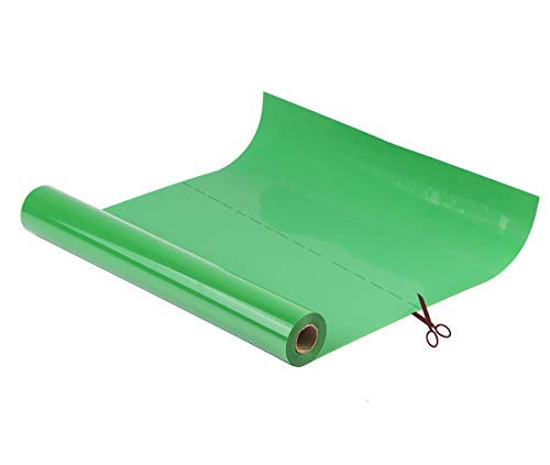 Image of guangyintong Fruit Green Heat Transfer Vinyl HTV Rolls, 12 inch x 8ft Fruit Green Iron on Vinyl for T-Shirts Glossy Surface HTV Vinyl for All Cutter Machines Easy to Cut & Weed for Heat Vinyl Design
