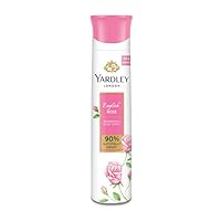 Yardley London English Rose Refreshing Deodorant Body Spray For Women, 150ml