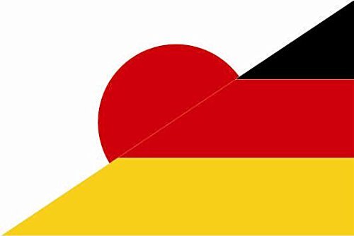 Deutschland Flagge Autoaufkleber 100x134mm - UV-beständig & Waschstraßenfest