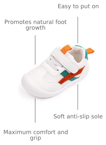Image of Baby Shoes Boys Girls First Walkers Cute Animals Toddler Sneakers Prewalkers Rubber Sole