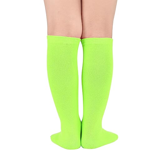 Zando Kids Soccer Baseball Football Softball Socks Cotton Girls Knee High Socks Uniform Socks for Boys Girls 3-12 years3