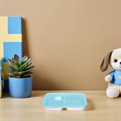 Contenedores de acero inoxidable de diseño duradero y doble compartimento 5