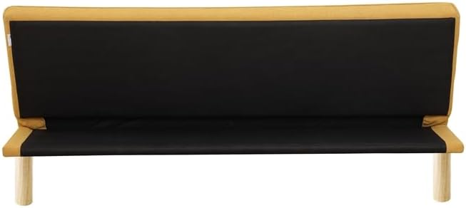 Miniatura 8 de Pemberly Row Sofá convertible en tapicería de tela amarilla caléndula