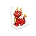 HOLIDYOYO Muñeco De Dragón De Peluche Juguete De Año Chino Decoración Adorable para Sofá y Hogar para Imagen de HOLIDYOYO Muñeco De Dragón De Peluche Juguete De Año Chino Decoración Adorable para Sofá y Hogar para