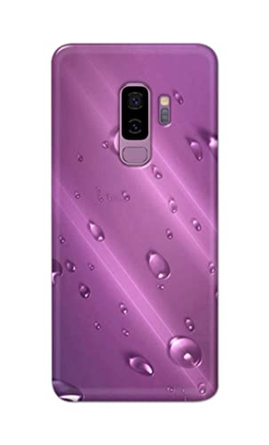 Image of PRINTFIDAA Water Bubbles in Lilac Background Printed Designer Hard Back Case Cover for Samsung Galaxy S9 Plus, G965F, G965F /DS, G965U, G965W, G9650 -(SF) MVN1005