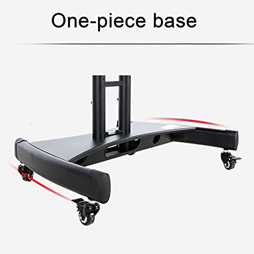 Carro para monitor bajo, soporte móvil para TV 32-75 pulg miniatura 5