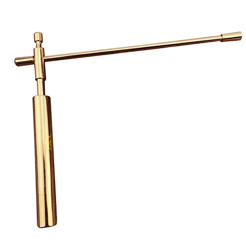 Sonde Feng Shui détachable portative, outil de sorcellerie de tiges de divination rétractables en cuivre, instruments de mesure de l'eau observent la tige de radiesthésie Cover