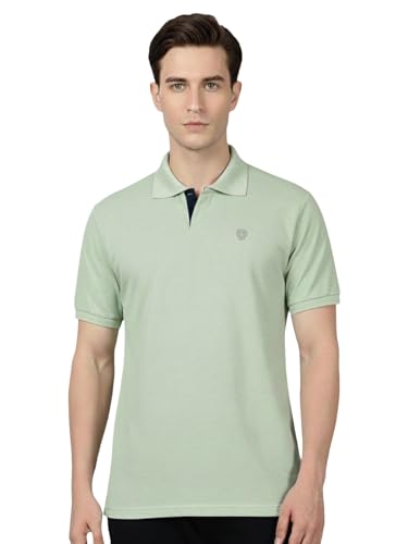 Image of Lux Cozi Men's Cotton Solid Polo Tshirt | Collar Tshirts | Half Sleeves | Stylish & Premium All Day Wear | Pack of 1