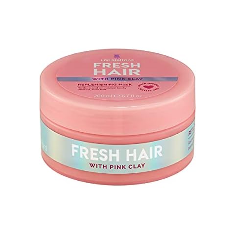 Lee Stafford Máscara de Pelo Reparadora con Arcilla Rosa Cover
