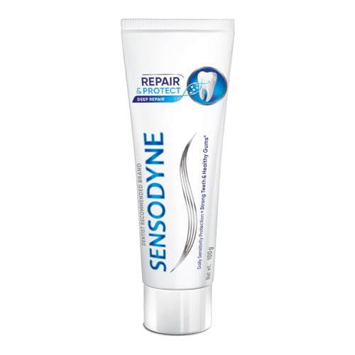 Sensodyne Toothpaste Repair and Protect | Tooth Paste for Daily Sensitivity Protection, Long-lasting Relief | Pack of 1 - 100gm | Fresh Taste | Dentist Recommended
