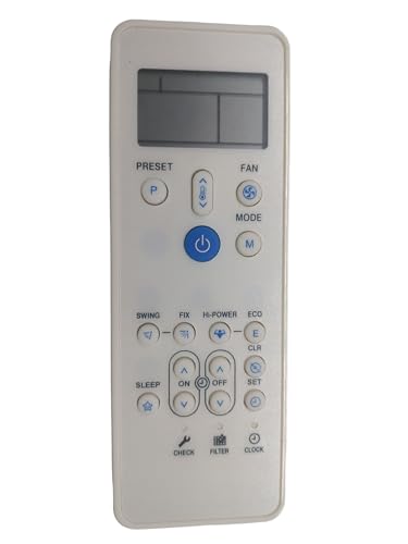 Image of Ac Remote Control Compatible For Carrier Ac Remote /Carrier Split Ac Remote, White