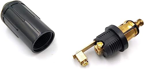 Image of iMESTOU DIN Plug European 12v Cigarette Lighter Adapter Connector
