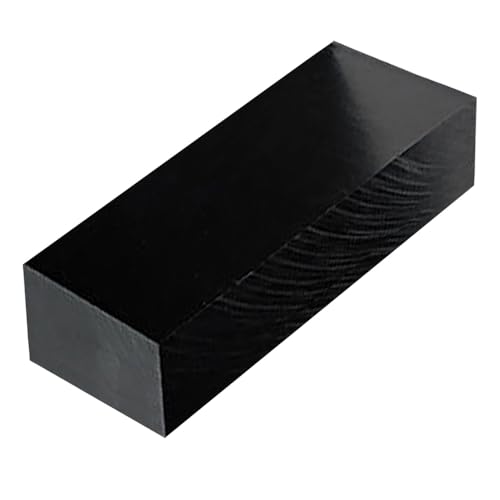 Image of High-Density Polyethylene (HDPE) Plastic Block 2 inch Thick - 4 inch x 12 inch HDPE Plastic Sheet for Machining,Home Improvements,DIY Projects(Black PE Block 1 PCS)