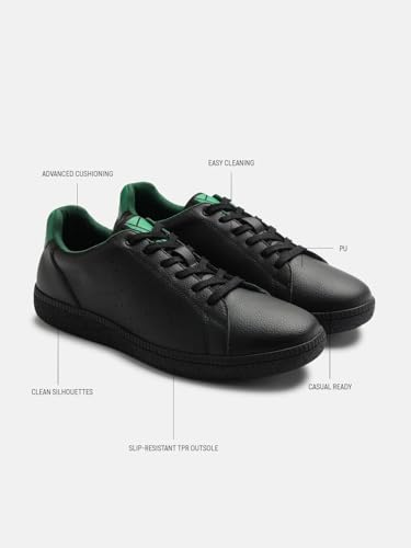 Image of hummel Classic Pinnacle Casual Sneaker for Men Lightweight Breathable with Enhanced Comfort Cushioned Insole and Slip-Resistant Work and Play Casual Shoes