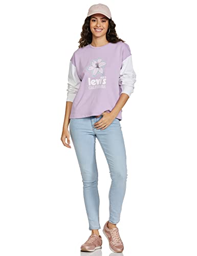 Image of Levi's Women's Cotton Hooded Neck Sweatshirt