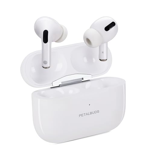 Image of Wireless in Ear Earbuds with Mic, 12.4mm Drivers, Playback:Upto 48hr case,4-Mic Design, Smooth Touch Controls Lightning Port Charging IPX5 Rating [White]