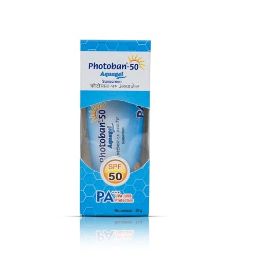 Image of 50 Aquagel Sunscreen SPF 50 | Broad Spectrum UVA UVB Protection | Water-Resistant, Non-Greasy Gel | Prevents Sunburn & Photodamage | Daily Use for All Skin Types | 60g X 3