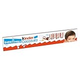 Kinder Cioccolato - La Barrettona, 24 Barrette Ripiene al Latte e Ricoperte di Finissimo Cioccolato Puro Cacao, Senza Glutine, Idea Regalo, Confezione da 300 gr