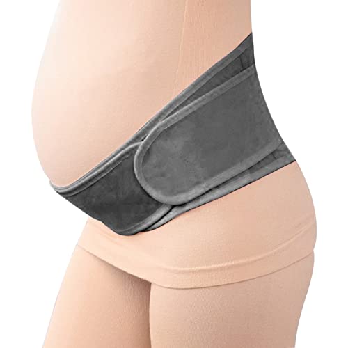 Ceinture De Maternité, Bandes De Soutien du Dos De Grossesse Ajustables Et Respirantes Ceinture De Soutien De La Grossesse, Soutien du Ventre pour Les Femmes Enceintes(Le Noir) Cover