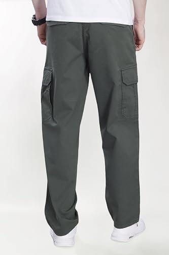 Image of DIVISIVE Men's Loose Baggy Fit Cotton Cargo Pants