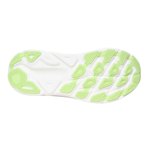 Image of Hoka Men's Clifton 9 Sneaker, Solar Flare /Lettuce, 10 Wide