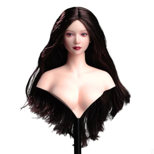 Tête militaire féminine 1/6 pour remplacer un visage figé de figurine