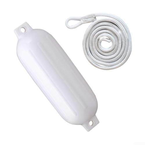 Barco inflable para guardabarros con cuerda de 1 5 m y orejas reforzadas para kayak, canoa, yates y barcos pequeños dentro de 6 metros