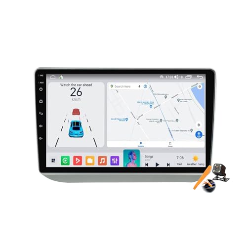 Radio GPS para Fabia 2007-2011 con pantalla de 10 pulgadas Android 15 y Carplay Y500s