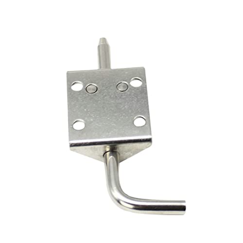 EXHUMKY 1 pieza de Puerta Inoxidable Pestillo Industrial Instalación y Resistente la Corrosión para Puertas Proyectos DIY
